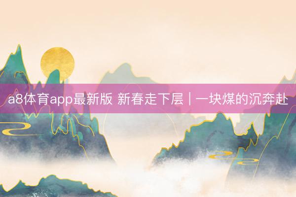 a8体育app最新版 新春走下层 | 一块煤的沉奔赴