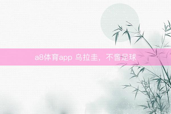 a8体育app 乌拉圭，不啻足球