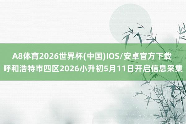 A8体育2026世界杯(中国)IOS/安卓官方下载 呼和浩特市四区2026小升初5月11日开启信息采集