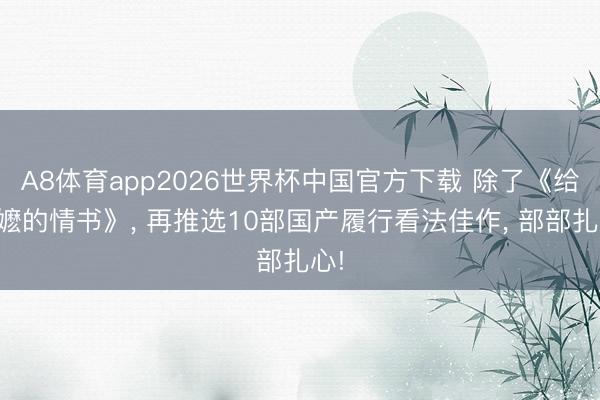 A8体育app2026世界杯中国官方下载 除了《给阿嬷的情书》， 再推选10部国产履行看法佳作， 部部扎心!