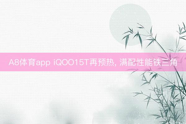 A8体育app iQOO15T再预热， 满配性能铁三角