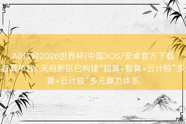 A8体育2026世界杯(中国)IOS/安卓官方下载 院士助力， 智算争锋! 天府新区已构建“超算+智算+云计较”多元算力体系
