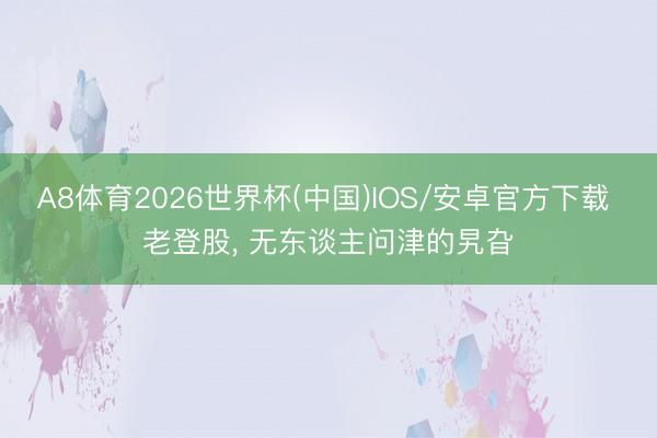 A8体育2026世界杯(中国)IOS/安卓官方下载 老登股， 无东谈主问津的旯旮