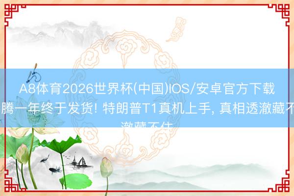 A8体育2026世界杯(中国)IOS/安卓官方下载 折腾一年终于发货! 特朗普T1真机上手， 真相透澈藏不住