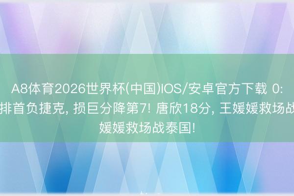 A8体育2026世界杯(中国)IOS/安卓官方下载 0: 3, 女排首负捷克, 损巨分降第7! 唐欣18分, 王媛媛救场战泰国!